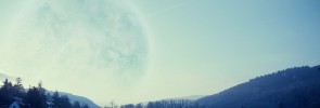 Photo of moon rise