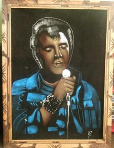 Velvet Elvis Painting